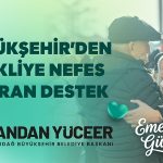 BÜYÜKŞEHİR'DEN EMEKLİYE NEFES ALDIRAN DESTEK