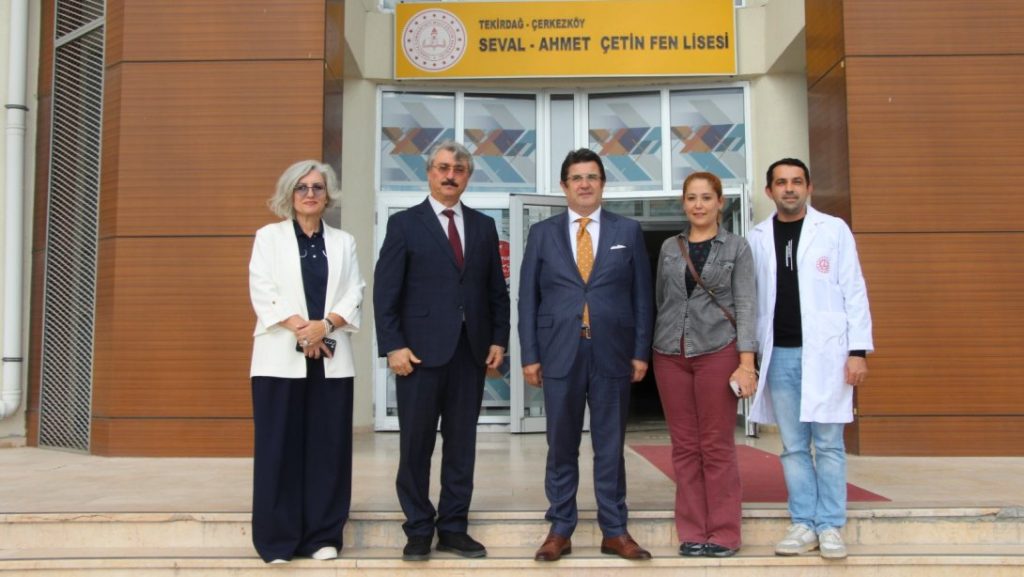 İl Millî Eğitim Müdürü Dr. Aziz Yeniyol, Çerkezköy Seval-Ahmet Çetin Fen Lisesini Ziyaret Etti
