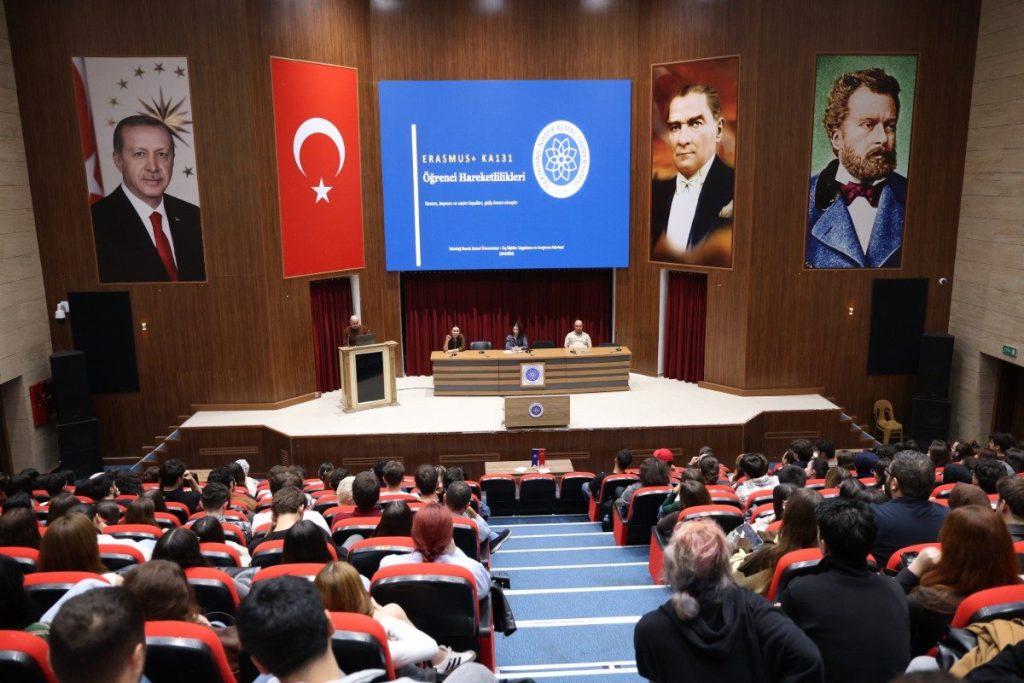 Tekirdağ NKÜ’de 500’den Fazla Öğrencinin Katılımıyla “Erasmus+ Bilgilendirme Toplantısı” Gerçekleştirildi