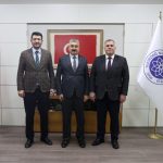 TNKÜ Veteriner Sağlık Uygulama ve Araştırma Merkezi Müdürü Doç. Dr. Halef Doğan'dan Rektörümüze Veda Ziyareti